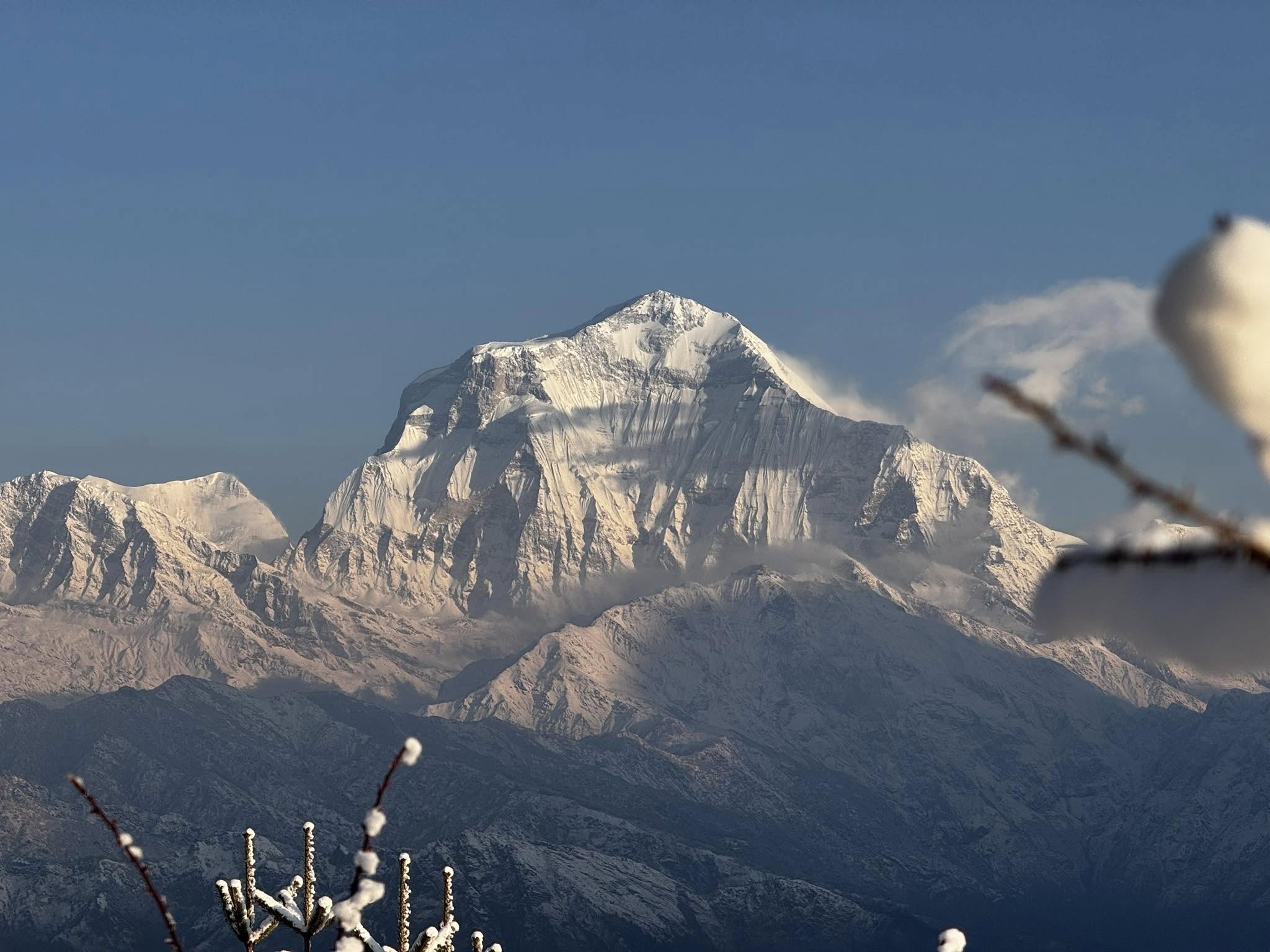 Perfect photo of Dhaulagiri range from Poon Hill