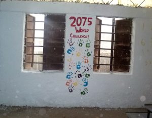 Yagyamati Secondary school--Creating a learning space that motivates students, spreads positivity, and nurtures creativity by painting walls.