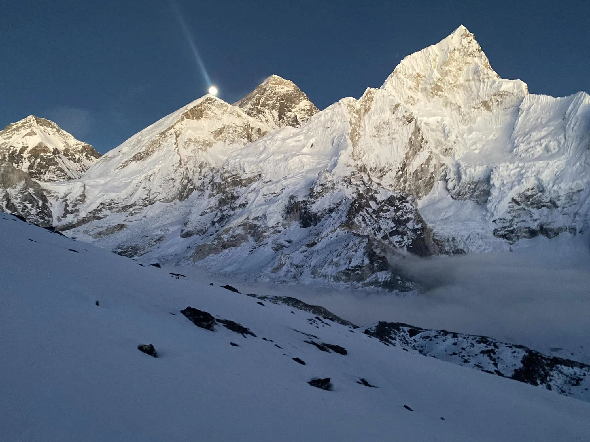 en-route view to Kala Katthar - Best View of Mount Everest 