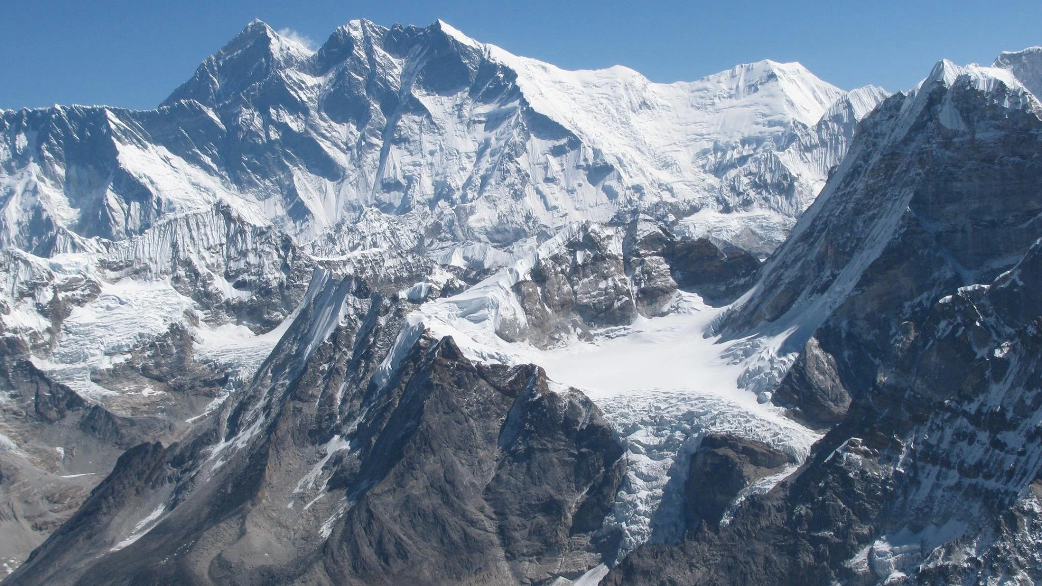 Mount Lhotse and the Everest