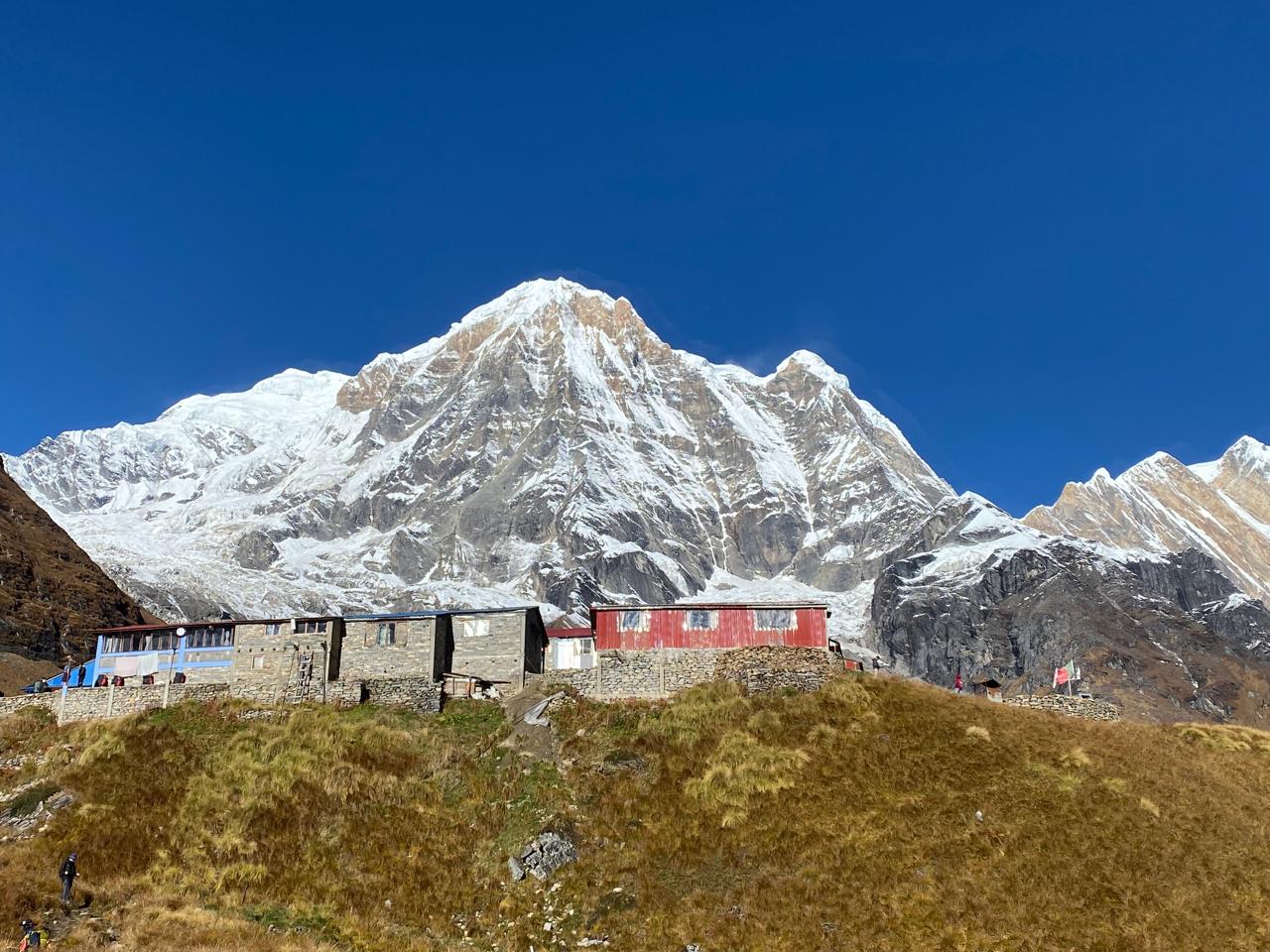 Teahouses with weeping views of Annapurna South