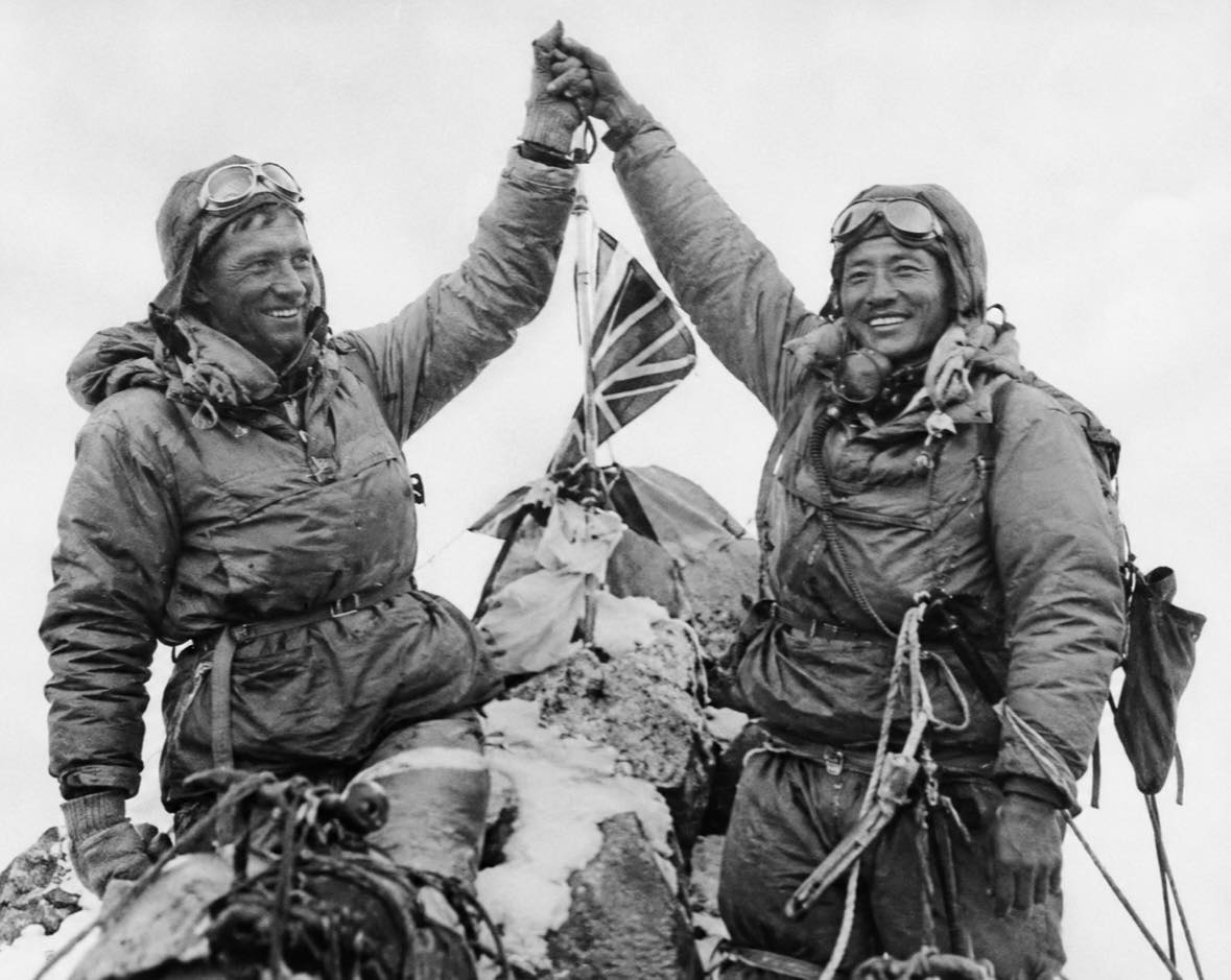Archival photograph from an early British Everest expedition, 1920s