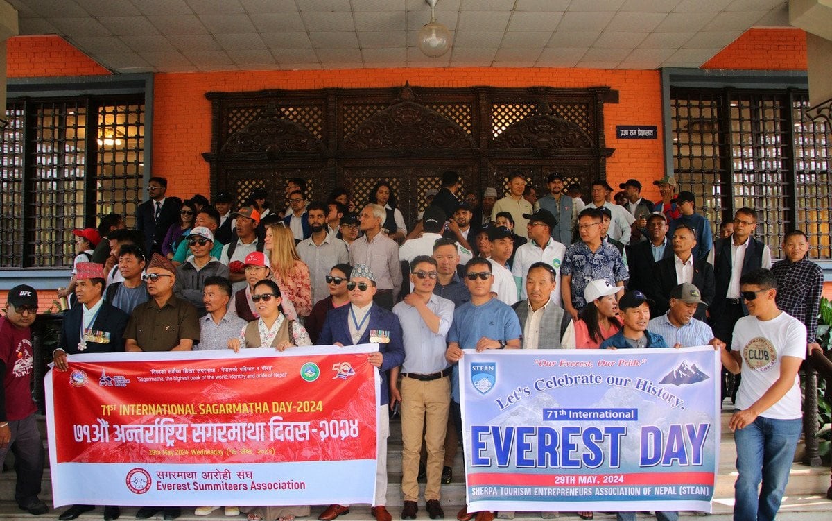 International Everest Day celebration with associated member in Kathamndu, Nepal
