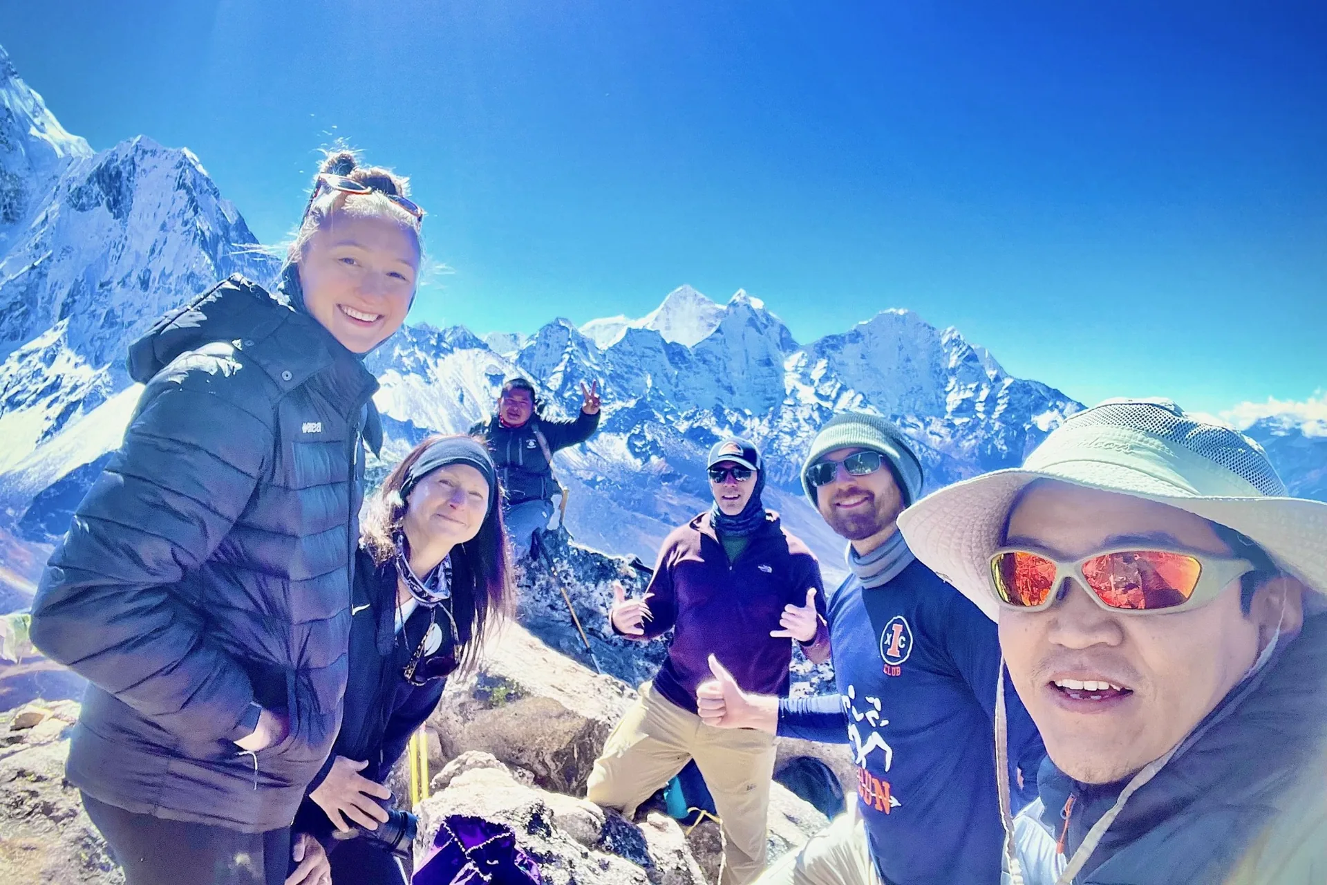 Lhasso Adventure local guides supporting trekkers on the Everest Base Camp Trek