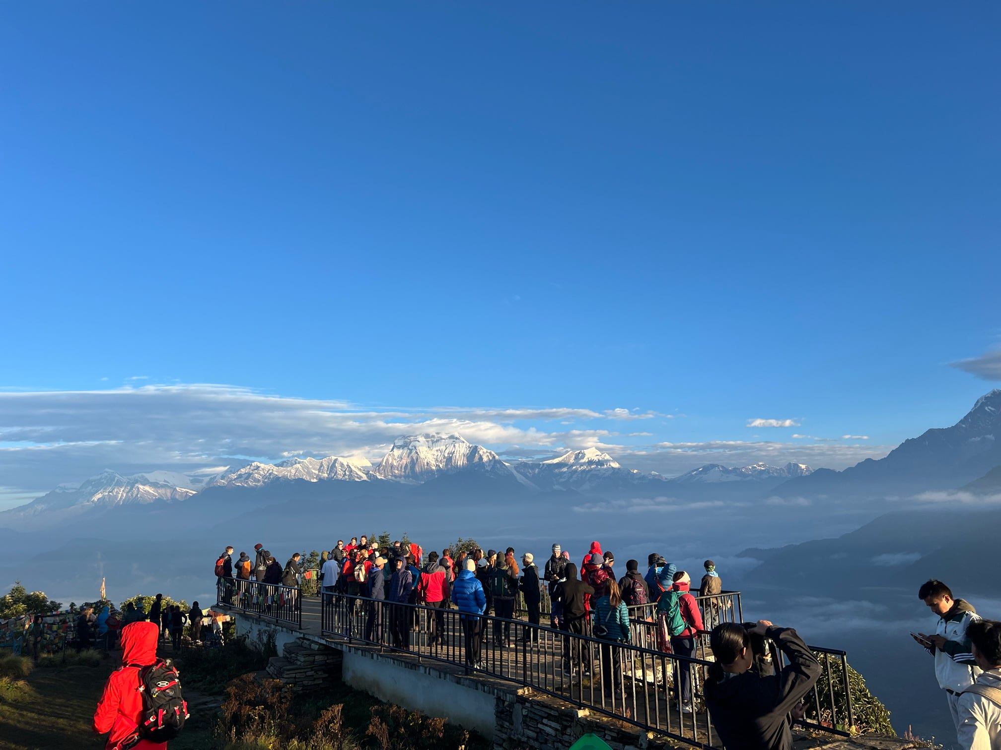A morning view at Poon Hill 3120 meter - Lhasso Adventure